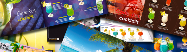 Cartes de cocktails
